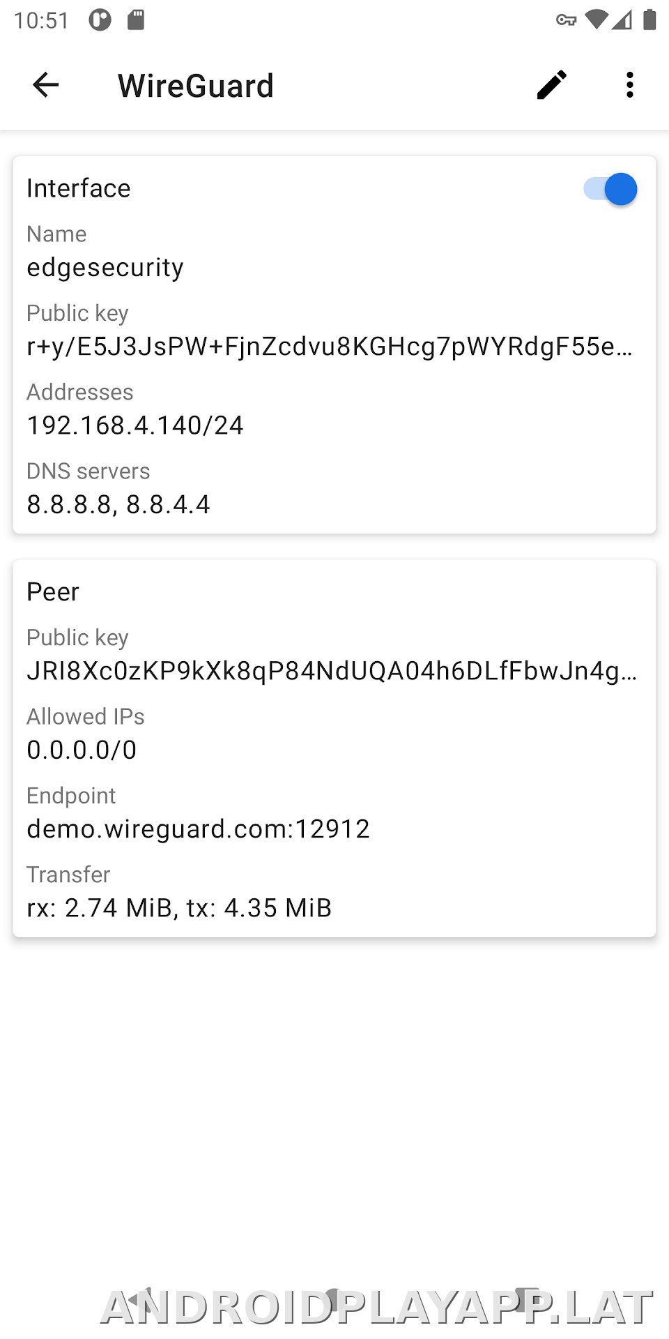 WireGuard скриншот 2
